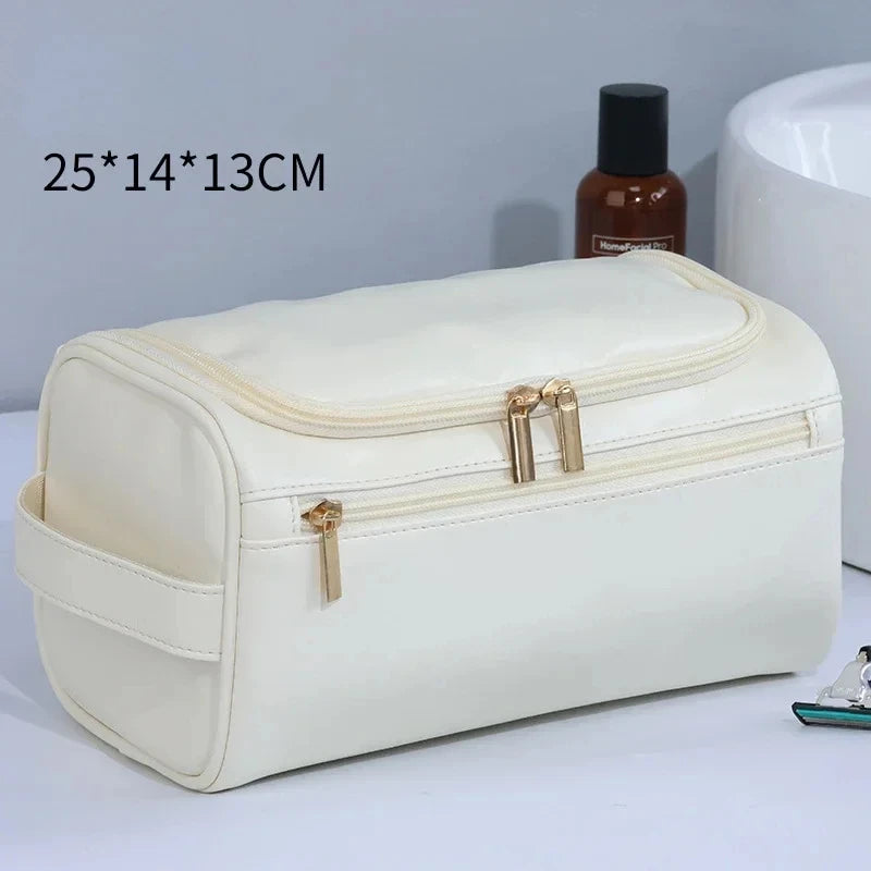 Leather Hanging Toiletry Bag