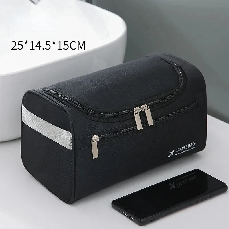 Leather Hanging Toiletry Bag