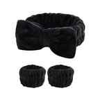 3-Piece Spa Headband & Wristband Set