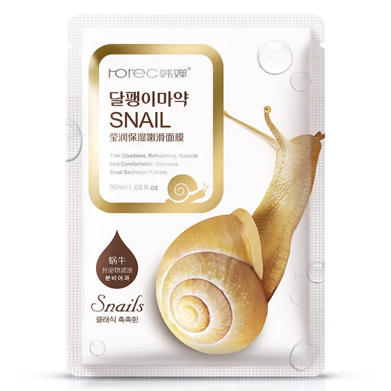 Snail Moisturising Face Masks
