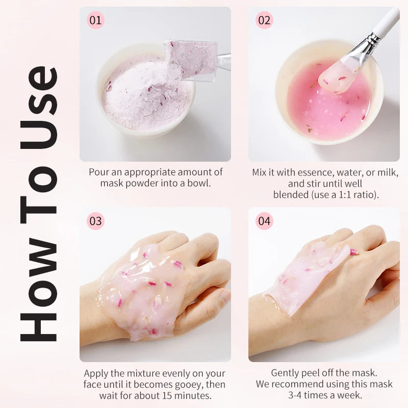 Rose Collagen Jelly Mask