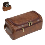 Leather Hanging Toiletry Bag