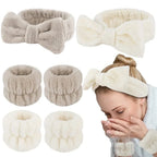 3-Piece Spa Headband & Wristband Set