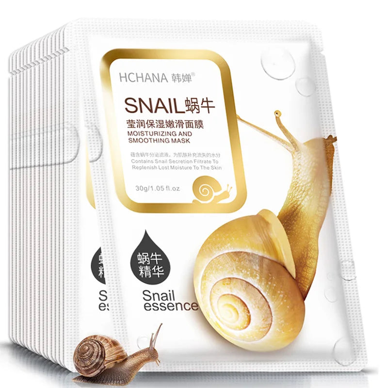 Snail Moisturising Face Masks