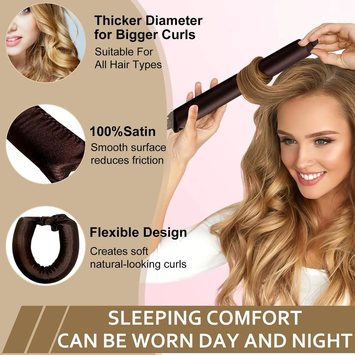 Heatless Curling Set with Bonnet