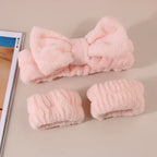 3-Piece Spa Headband & Wristband Set